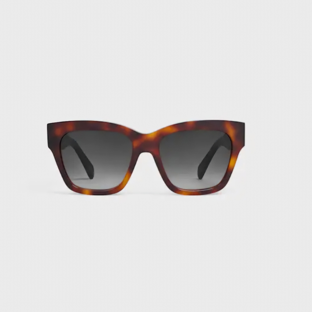 Celine Triomphe 09 Sunglasses in Acetate, Color Havana